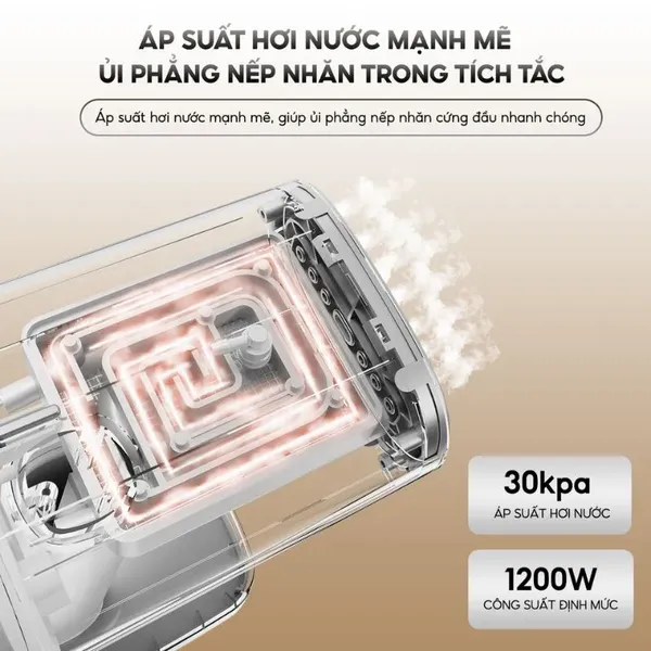 Bàn Ủi Hơi Nước Aqua AQS-W2598(W) 1200W