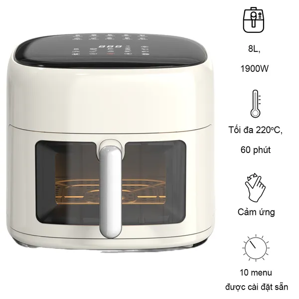 Nồi Chiên Không Dầu Magic Eco AC-164 8 Lít