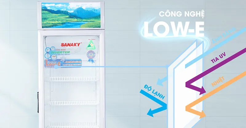 Tìm hiểu công nghệ Low E trên tủ mát