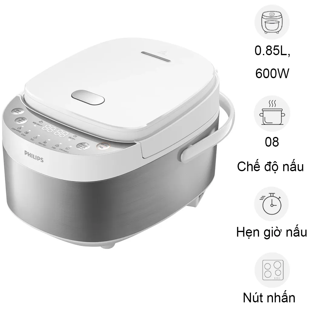 Nồi Cơm Điện Tử HD3170/66 0.85 L&iacute;t