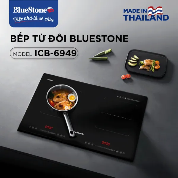 Bếp Từ Đôi BlueStone ICB-6949 5200W - Xuất Xứ Thái Lan