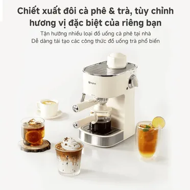 Máy Pha Cà Phê Có Bình Chứa Nước Simplus KFJH021CW00 3