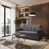 Sofa Giường Thư Giãn Elle Xám đậm