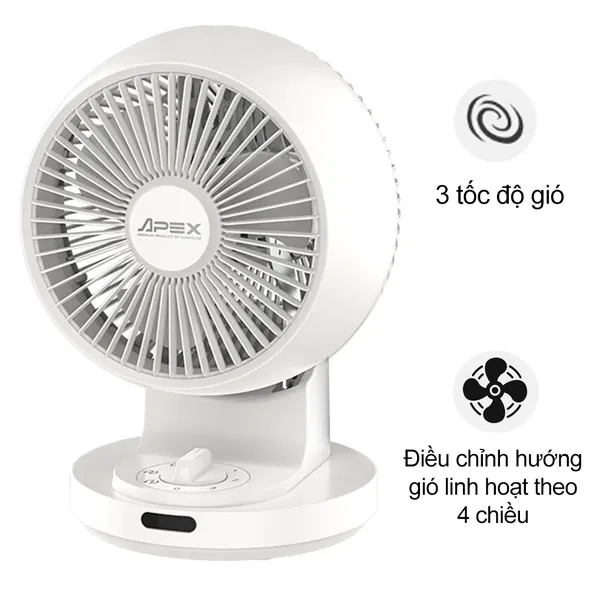 Quạt Tuần Hoàn Không Khí Sunhouse Apex APF7310W 22W