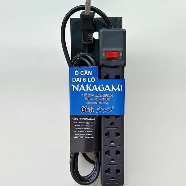 Ổ Cắm Dài 6 Lỗ Nakagami