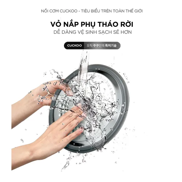 Nồi Cơm Điện Cao Tần Áp Suất Cuckoo CRP-HWF1000F 1.8 Lít - Hàn Quốc