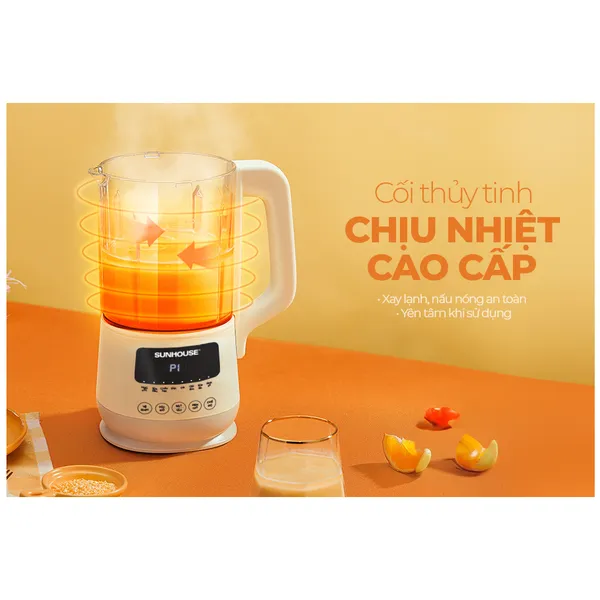 Máy Làm Sữa Hạt Đa Năng Sunhouse SHD5261 1.0 Lít