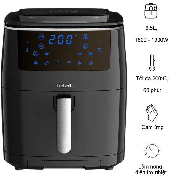 Nồi Chiên Không Dầu Kết Hợp Hấp Tefal FW201815 6.5 Lít