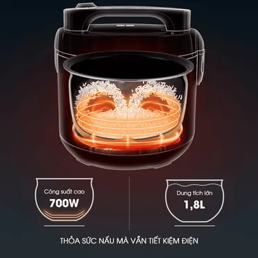 Nồi Cơm Nắp Gài Kalite KRC6018 1.8 Lít 9