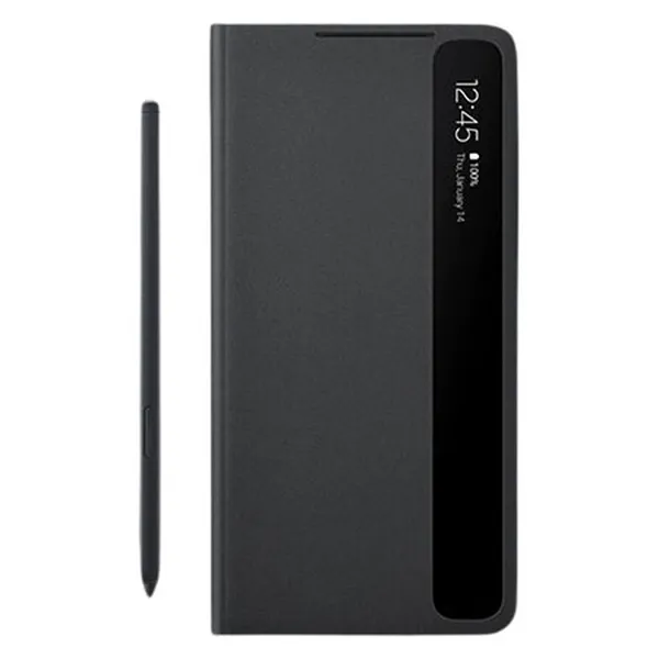 Bao da ClearView & S Pen S21Ultra5G,Đen