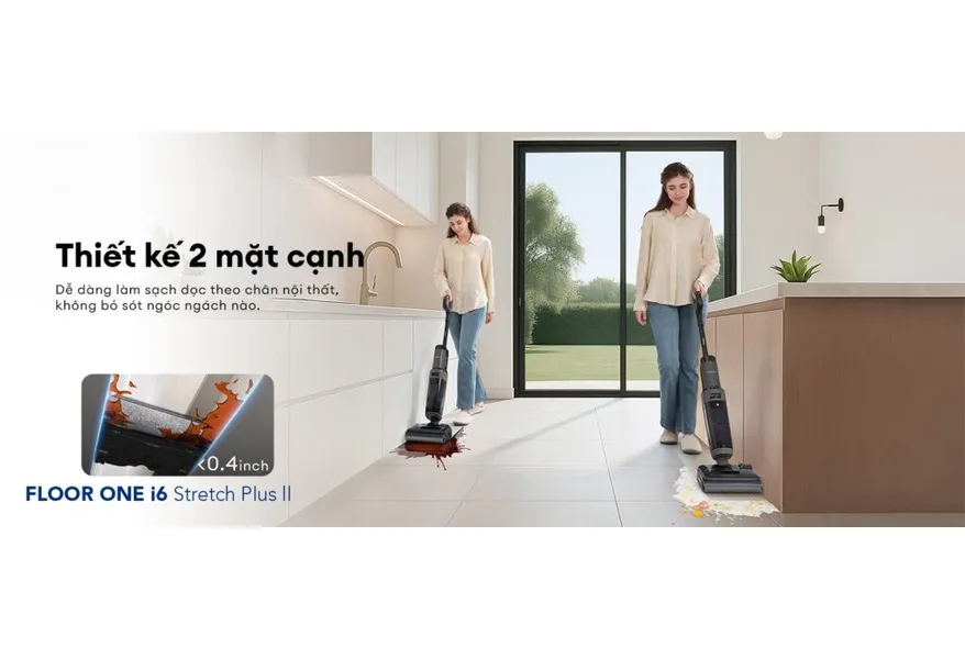 Máy Lau Sàn Hút Bụi Tineco Floor One i6 Stretch Plus II