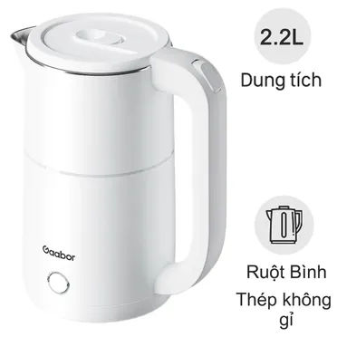 Ấm Điện Đun Nước Gaabor EK20M-WH02A
