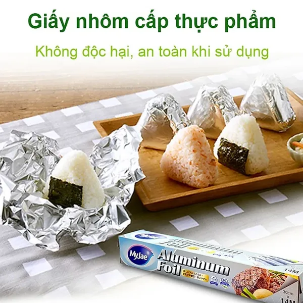 Giấy Nhôm Kháng Khuẩn MyJae 30cm x 14m