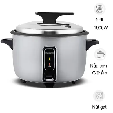 Nồi Cơm Công Nghiệp Paveden PRC-619GR 5.6 Lít