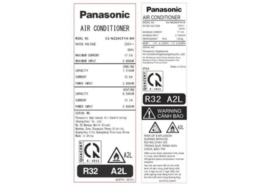 Máy Lạnh Tủ Đứng Panasonic Inverter 3 Hp CU/CS-NZ24CF1H-8H 6