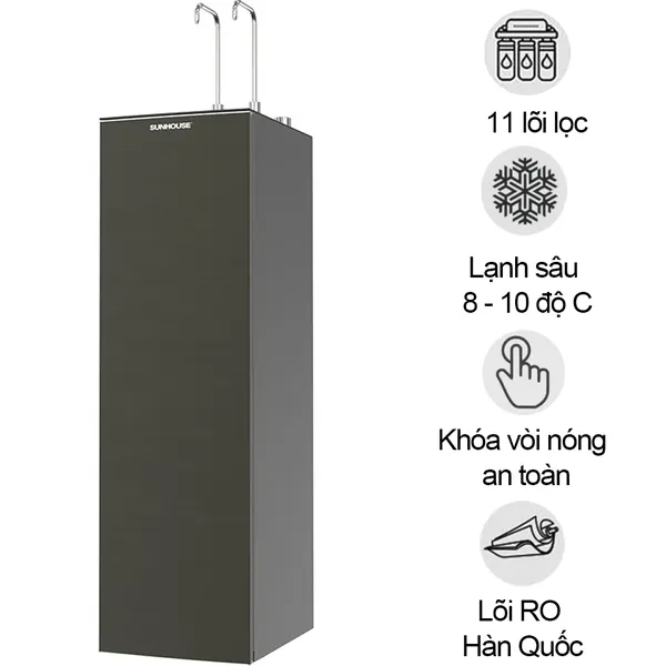 Máy Lọc Nước RO Nóng Nguội Lạnh UltraX Sunhouse SHA76601S 11 Lõi