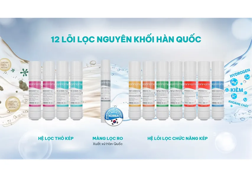 Máy Lọc Nước Có Nóng Lạnh KoriHome WPK-966
