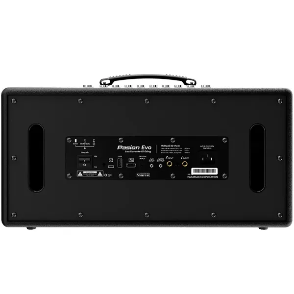 Loa Karaoke Di Động Xách Tay Paramax PASION Evo (Black Leather)