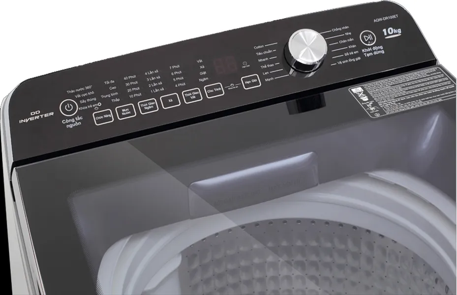 Máy Giặt Aqua 10 Kg AQW-DR100ET (S)