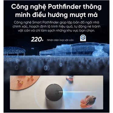 Robot Hút Bụi Lau Nhà Dreame L50s Pro Ultra Màu Đen 22