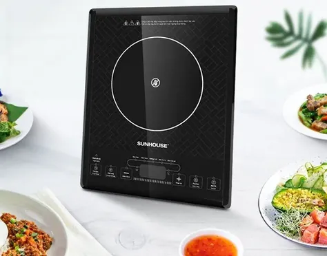 Bếp hồng ngoại cơ đơn Sunhouse SHD6011 2000W (Tặng Kèm Vỉ Nướng) 3