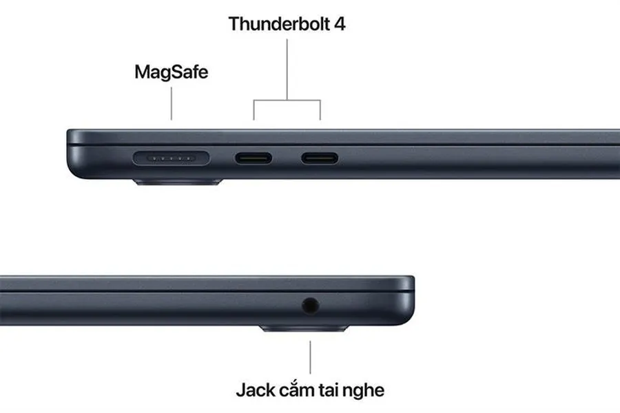 Laptop MacBook Air 13 inch M5 (16GB+512GB) Xanh Đen