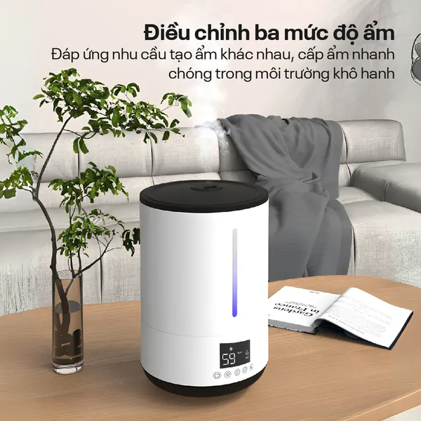 Máy Phun Sương Tạo Ẩm Xông Tinh Dầu Fujihome HM06E
