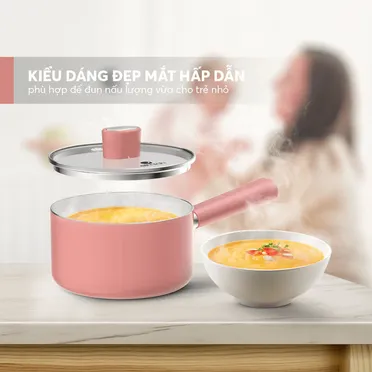 Bộ Nồi Chảo Chống Dính Ceramic Elmich Baby EL1169AP Size 16cm 13