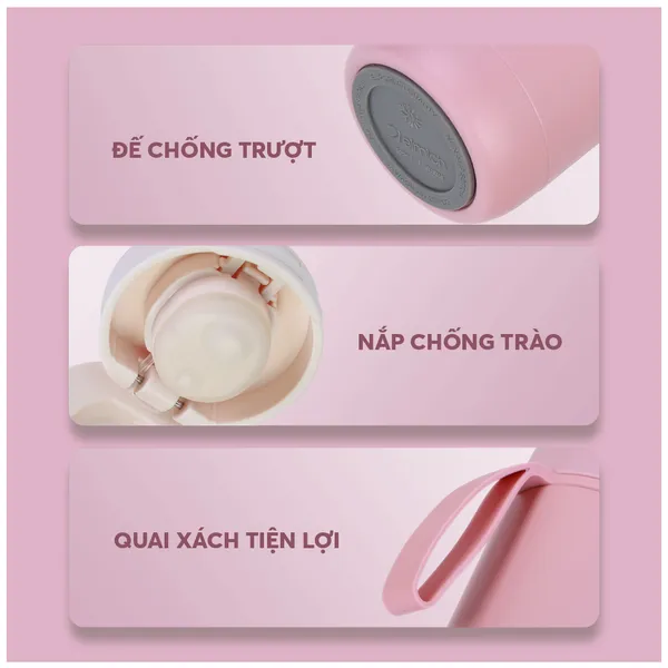 Bình Giữ Nhiệt Inox 316 Elmich EL8306PK 500ml