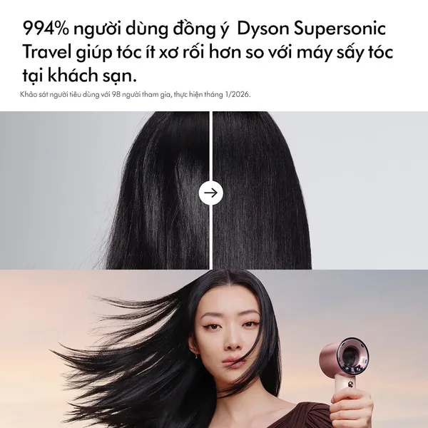 Máy Sấy Tóc Tốc Độ Cao Dyson Supersonic™ Travel HD19
