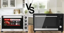 So s&aacute;nh l&ograve; nướng Sharp v&agrave; Electrolux, n&ecirc;n mua loại n&agrave;o?
