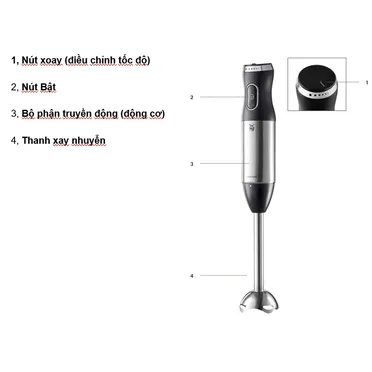 Máy Xay Sinh Tố Cầm Tay WMF Kult X Stick 0416550011 (Phiên bản EU) 4