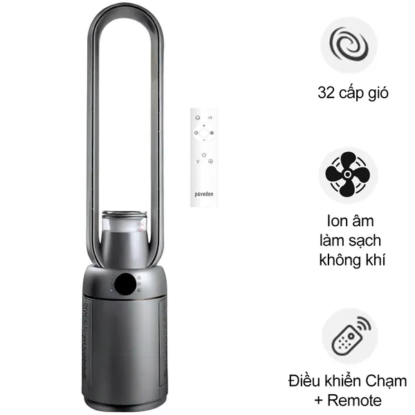 Quạt Không Cánh Phun Sương Paveden PBF-1155AG