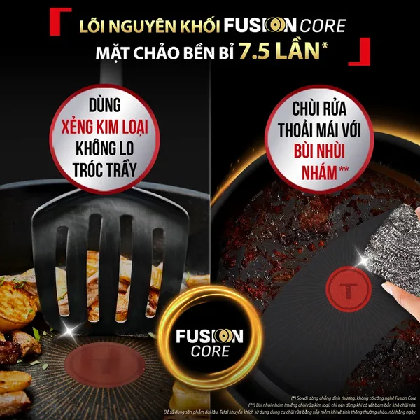 Chảo Chiên Cao Cấp Tefal Excellence Fusion G3380402 24cm