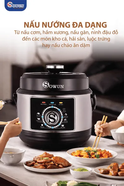 Nồi Áp Suất Điện Sowun SW 689