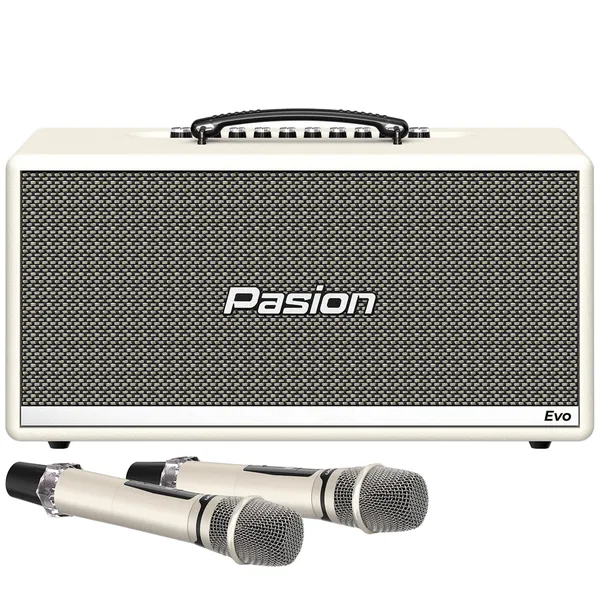 Loa Karaoke Di Động Xách Tay Paramax PASION Evo (Cream Leather)