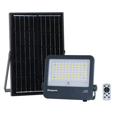 Đèn LED Pha Năng Lượng Mặt Trời Kangaroo KG-FLSLPH-200W1800 0