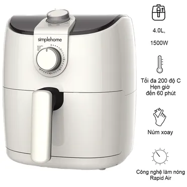 Nồi Chiên Không Dầu Simplehome AF4001-M 4 Lít