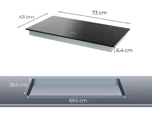 Bếp Từ Đôi BLUESTONE ICB-6821 3