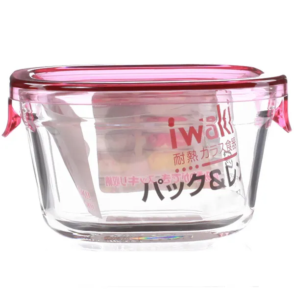 Hộp Thủy Tinh Vuông IWAKI 200ML KT3200-P