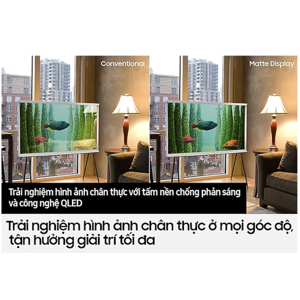 Smart Tivi Samsung 4K The Serif 55 Inch QA55LS01BP
