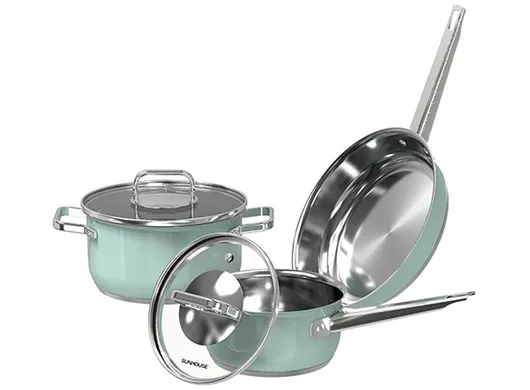 Bộ Nồi Chảo Inox 304 Sunhouse SHG608