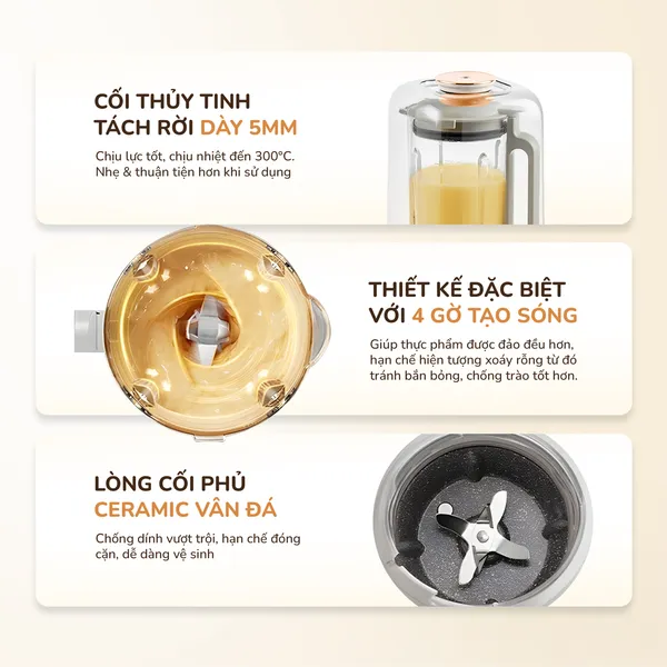 Máy Làm Sữa Hạt Unie UCB15 1.5 Lít