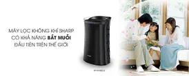 Tận hưởng kh&ocirc;ng kh&iacute; trong l&agrave;nh với m&aacute;y lọc kh&iacute; Sharp