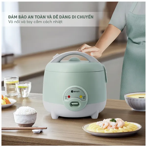 Nồi Cơm Điện Elmich RCE9355 1.2 Lít
