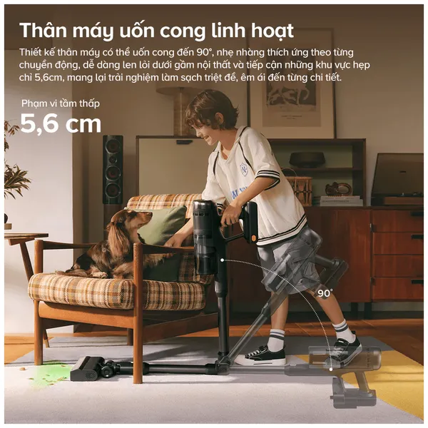 Máy Hút Bụi Cầm Tay Roborock H60 Ultra Đen