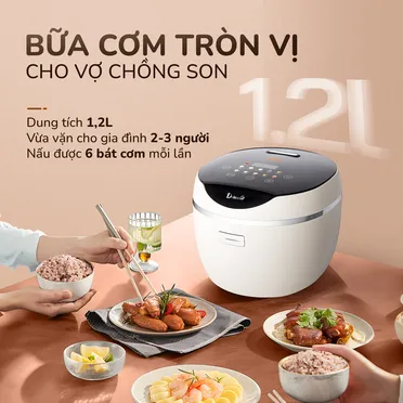 Nồi Cơm Điện Tử Unie URC612 1.2 Lít 3