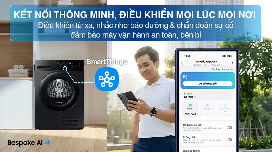 Máy Sấy Bơm Nhiệt Samsung 9 Kg DV90CGC2A0ABSV