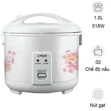 Nồi Cơm Điện Tiger JNP-1000 1 Lít Màu Trắng - Nhật Bản