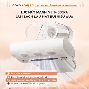 Máy Hút Bụi Đệm Giường Aqua ASM-Y201(W) - Màu Trắng 9